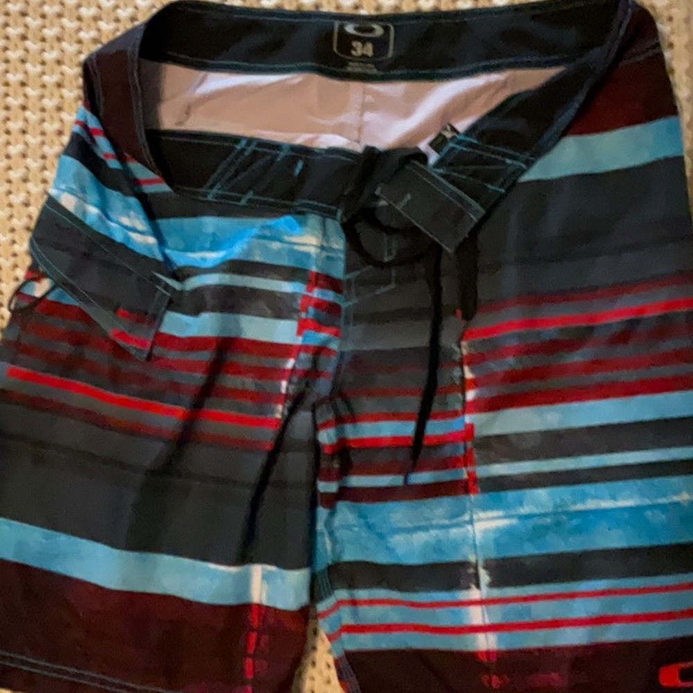 Men's Striped Swim Shorts